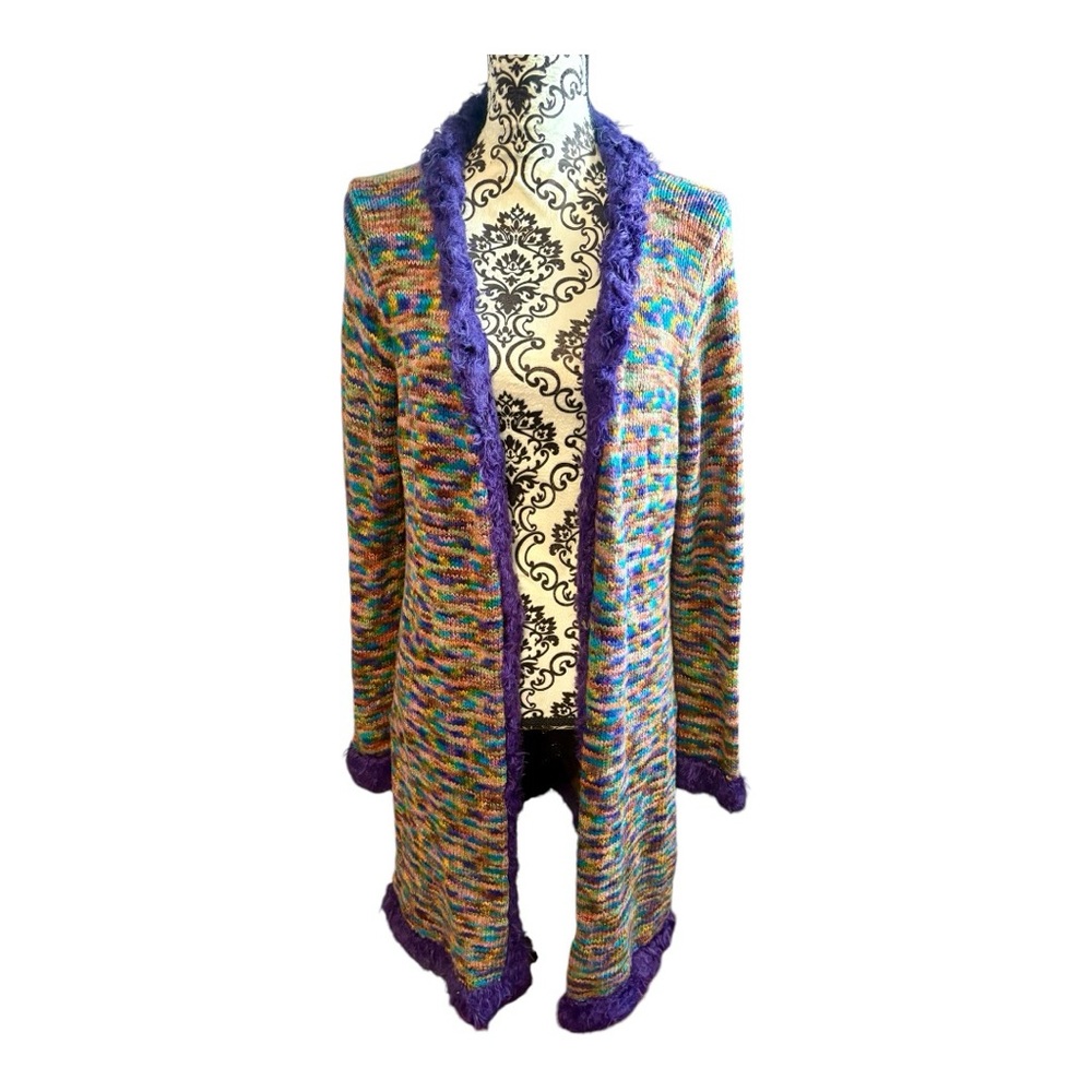 VINTAGE Artisan Handmade Knit Coat